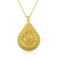 Collar de plata Tughra para mujer