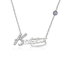 Collar de plata para mujer firmado por Kemal Atatürk