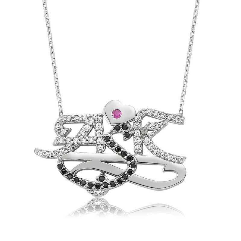 Silver Love Ladies Necklace