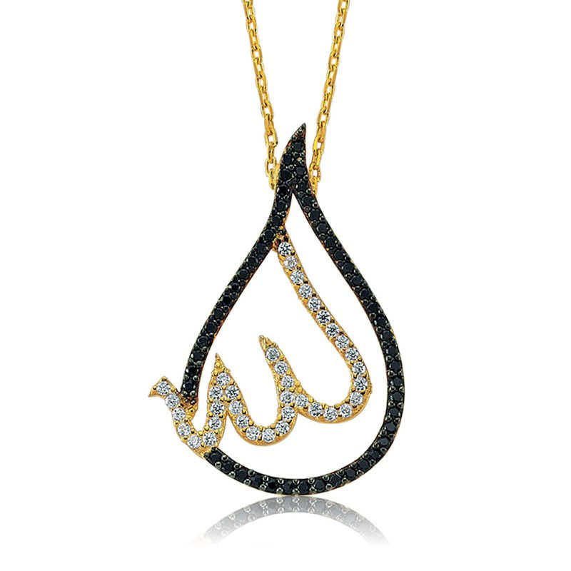 Collar de plata para mujer con la inscripción