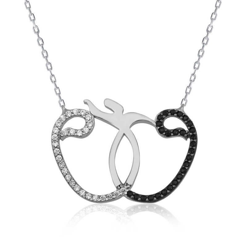 Collar de plata para mujer con derviche giratorio Vav