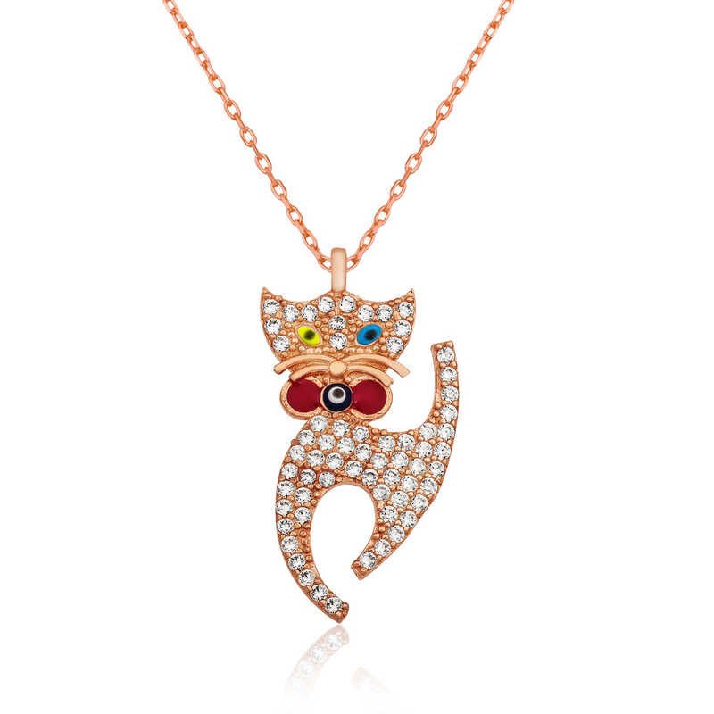 Silver Van Cat Necklace