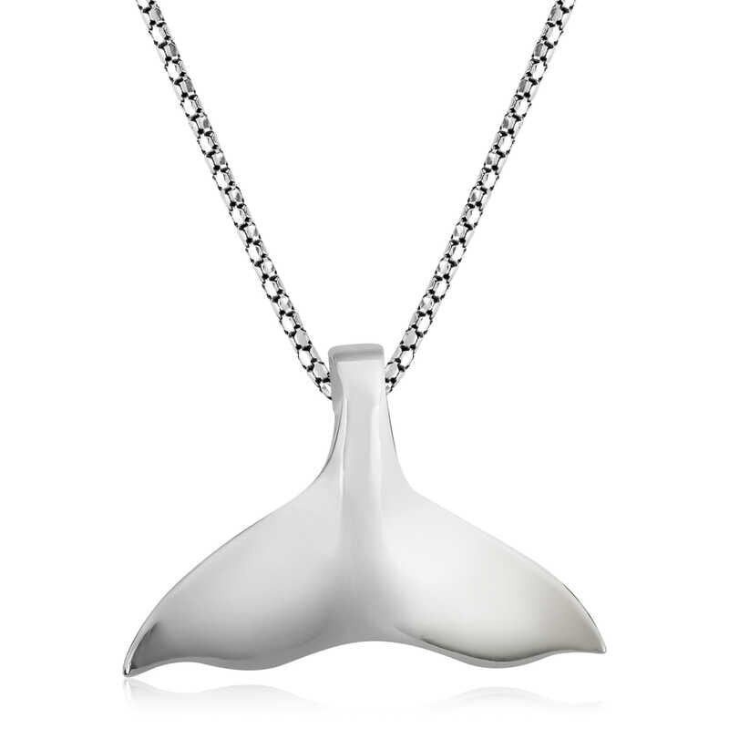 Silver Fishtail Necklace
