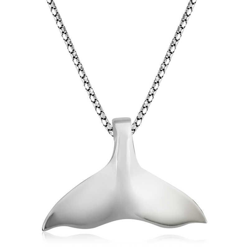 Silver Fishtail Necklace