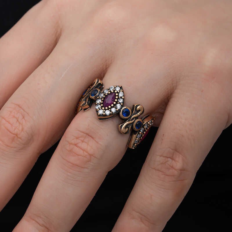 Silver Adjustable Authentic Shuttle Women's Ring