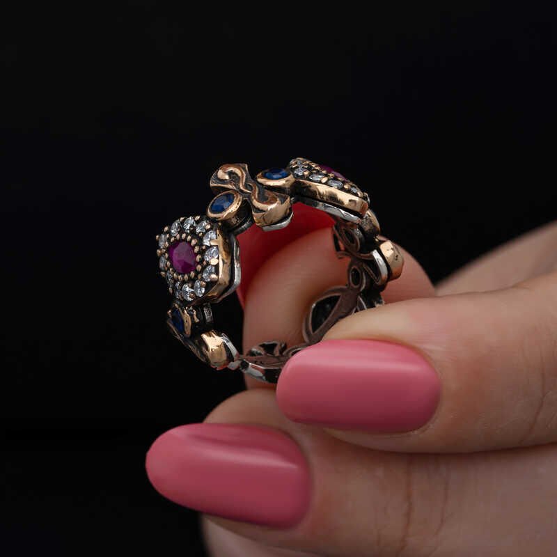 Silver Adjustable Authentic Shuttle Women's Ring