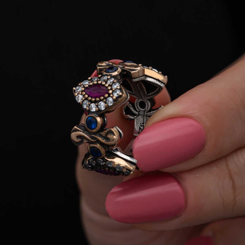 Silver Adjustable Authentic Shuttle Women's Ring