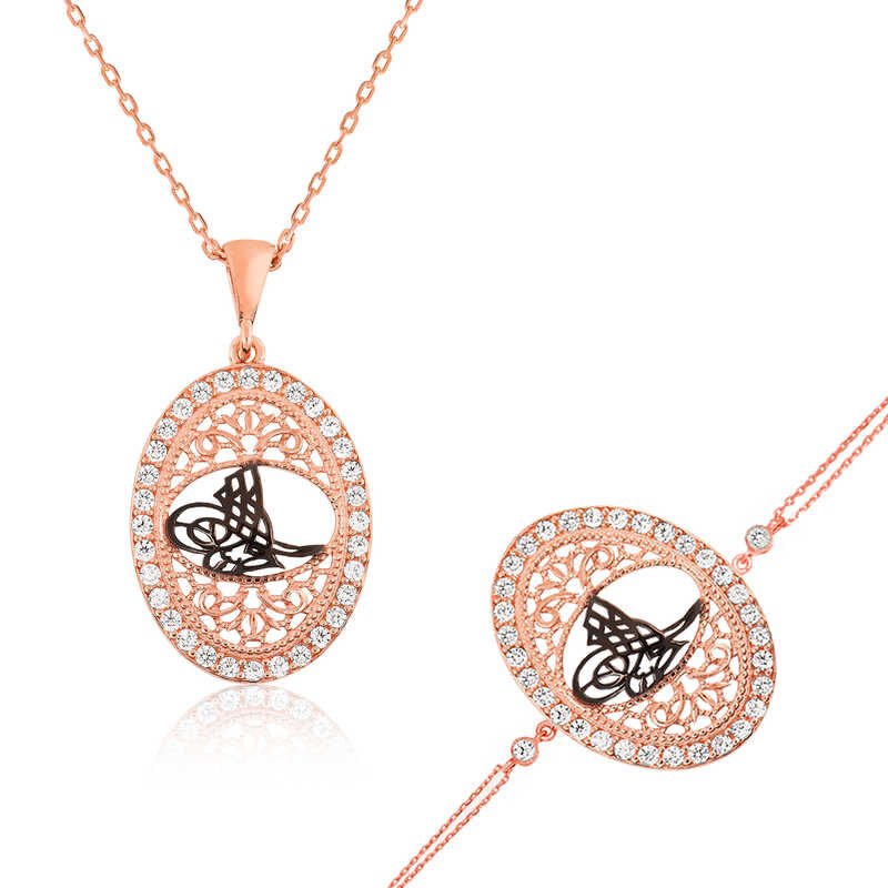Silver Ottoman Tughra Women's Set