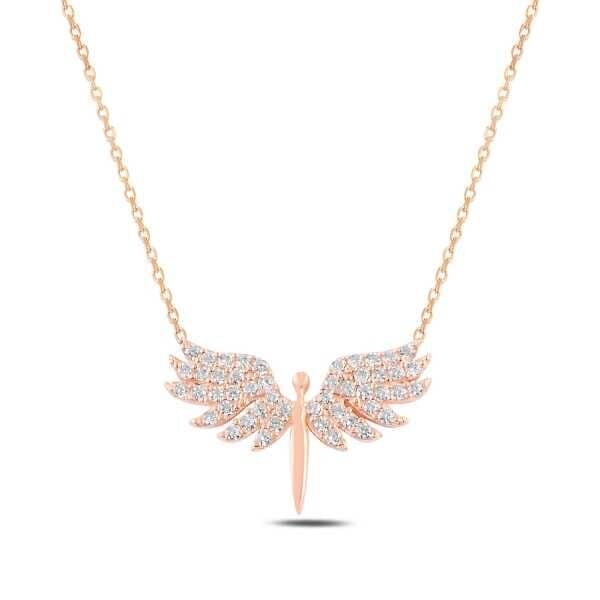 Silver Rose Michael Angel Women's Necklace