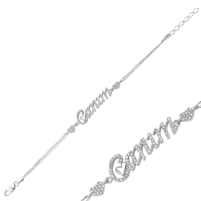 Silver My Love Written Women's Bracelet