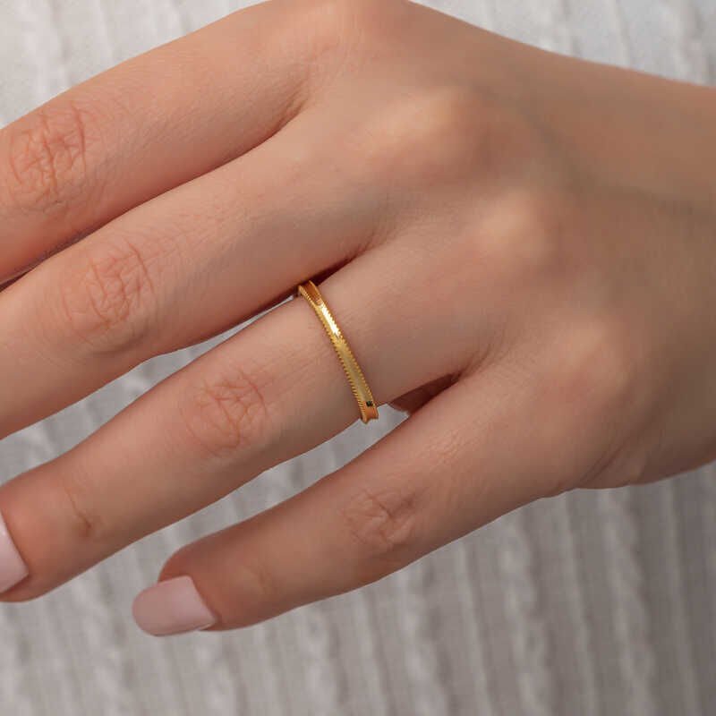 Silver Gold Ajda Women's Ring