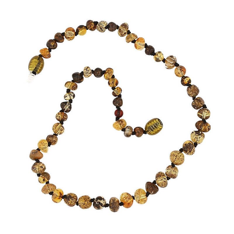 Baby Drop Amber Teeth Necklace