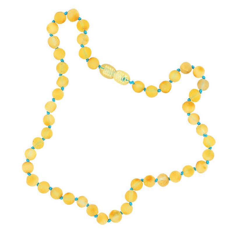 Baby Drop Amber Teeth Necklace
