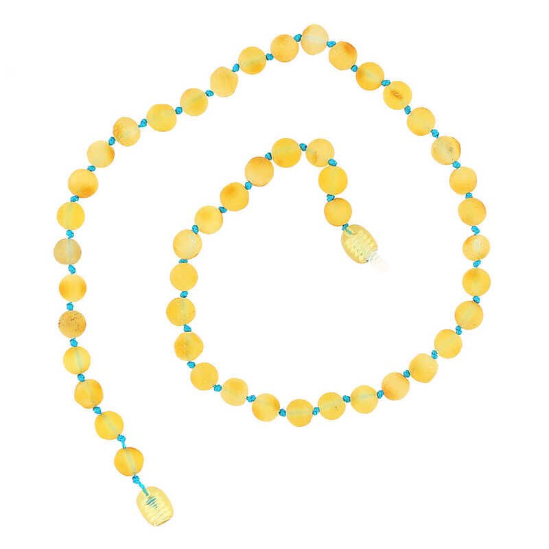 Baby Drop Amber Teeth Necklace