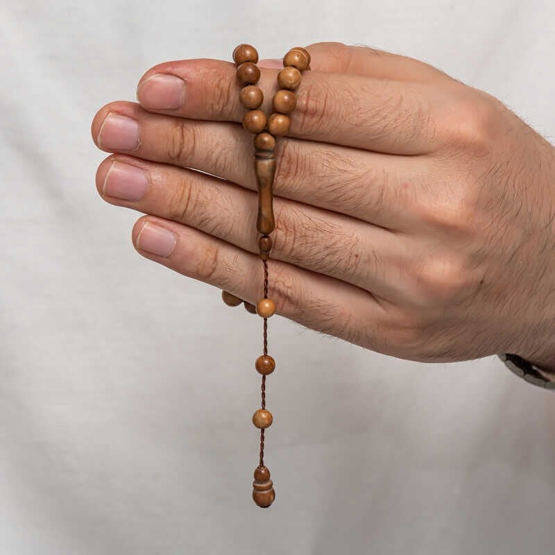 Round Cut Light Color Kuka Prayer Beads