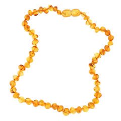 Baby Drop Amber Teeth Necklace