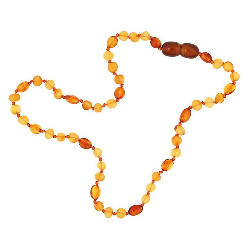 Baby Drop Amber Teeth Necklace