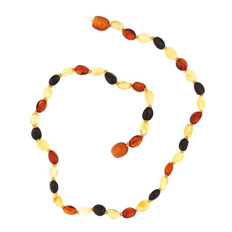 Baby Drop Amber Teeth Necklace