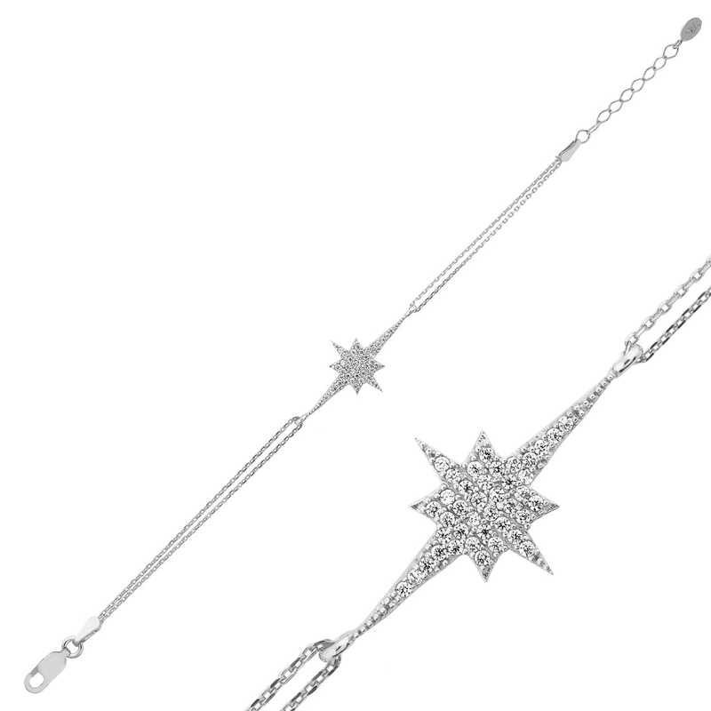 Silver Polar Star Women's Bracelet