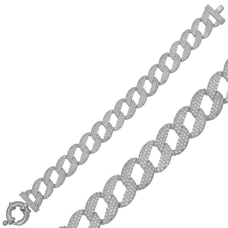 Silver Stone Gurmet Women's Bracelet