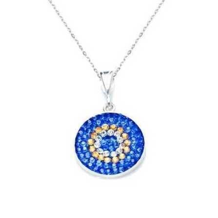 Silver Evil Eye Women's Necklace