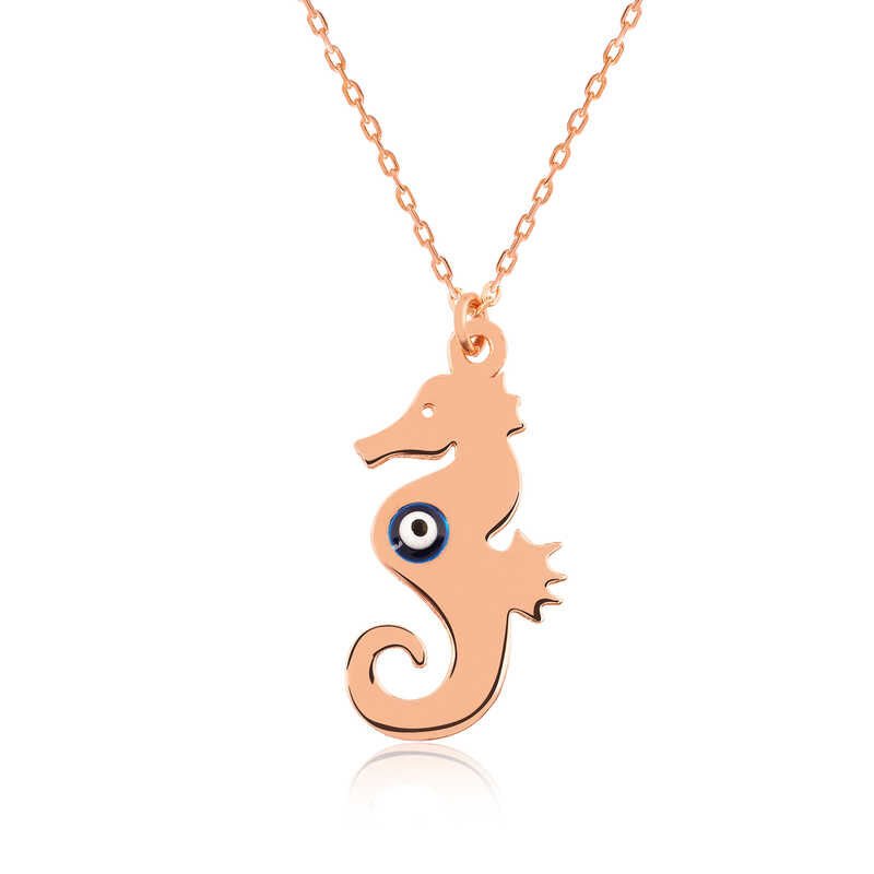 Silver Seahorse Women's Necklace