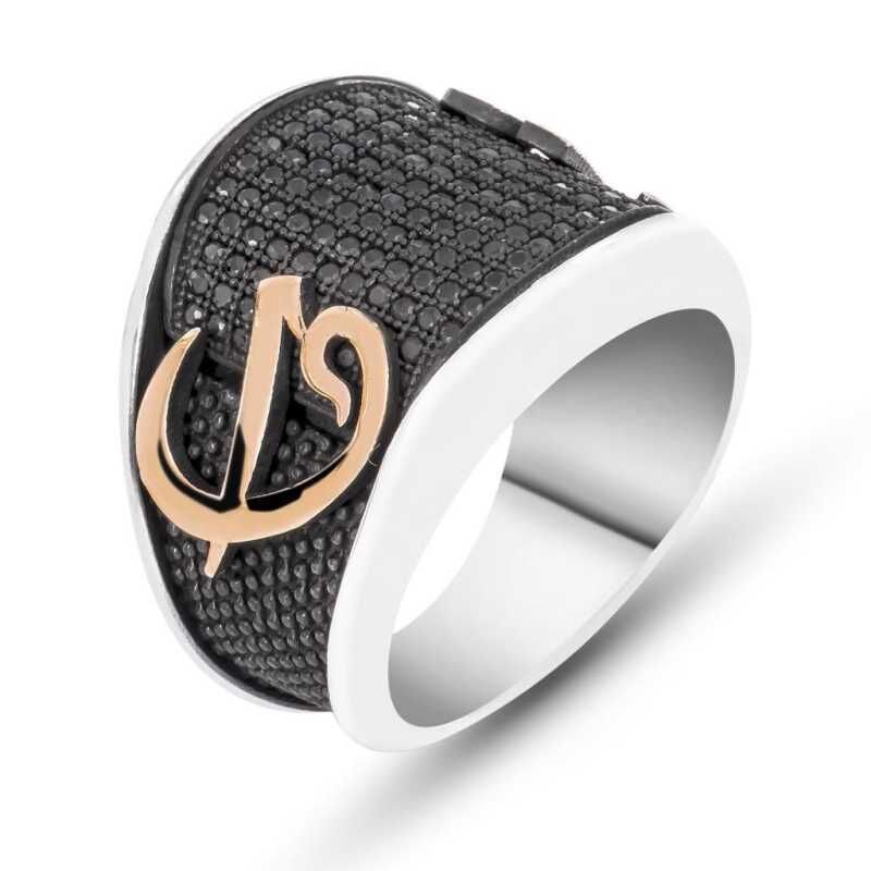 Silver Elif Vav Men's Ring