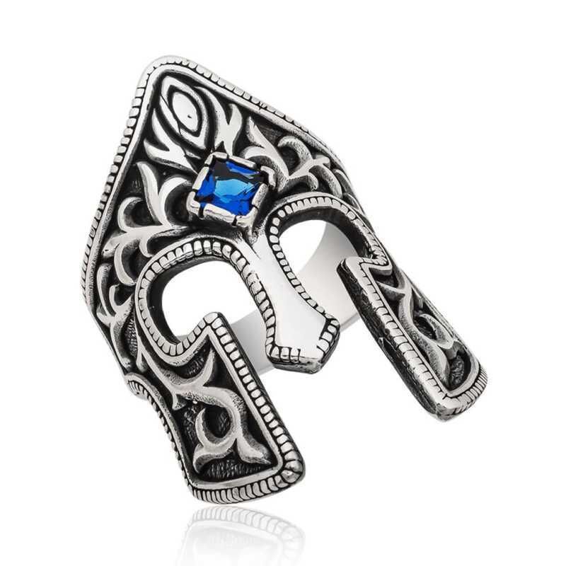 Silver Gladiator Men's Ring