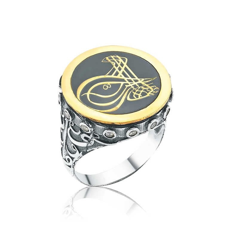 Silver Tughra Men's Ring