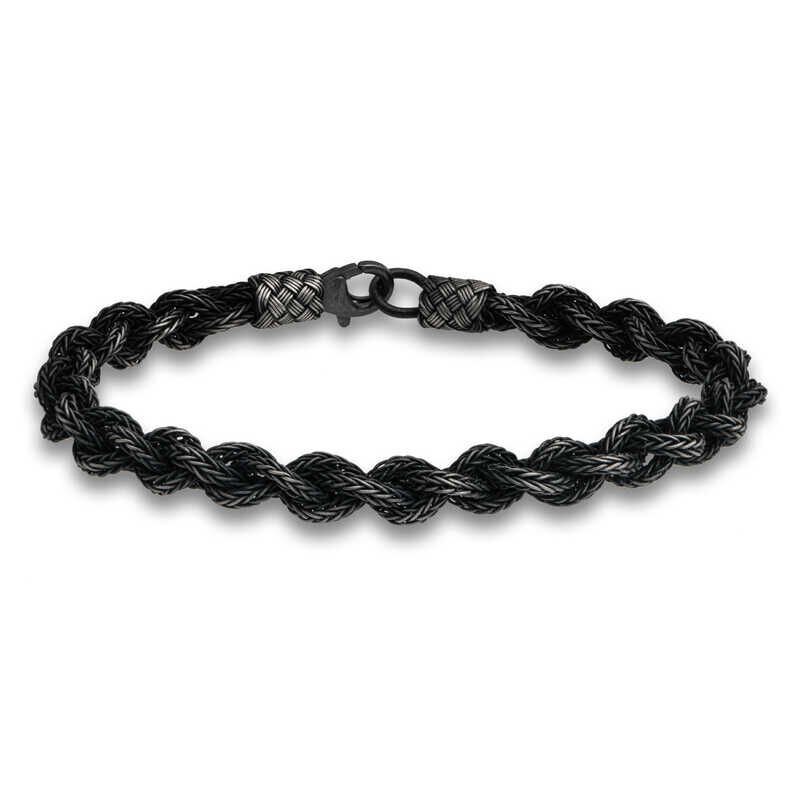 Pulsera tejida Kazaziye de plata