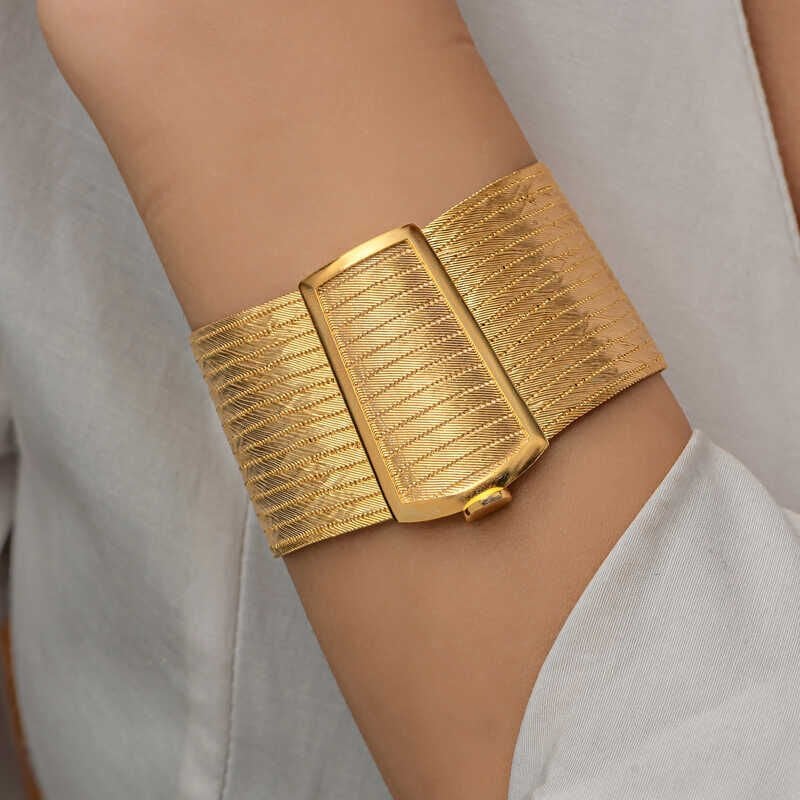 Silver Gold Trabzon Wicker Women's Bracelet