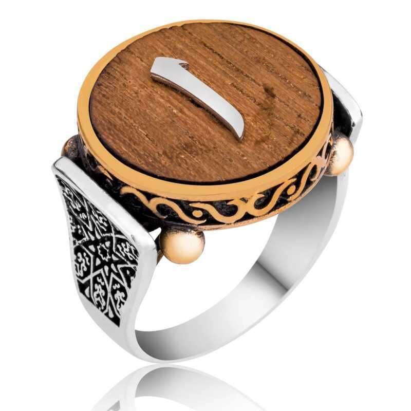Silver Rosewood Tree Elif Men's Ring