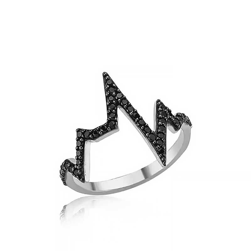 Silver Heart Rhythm Women's Ring