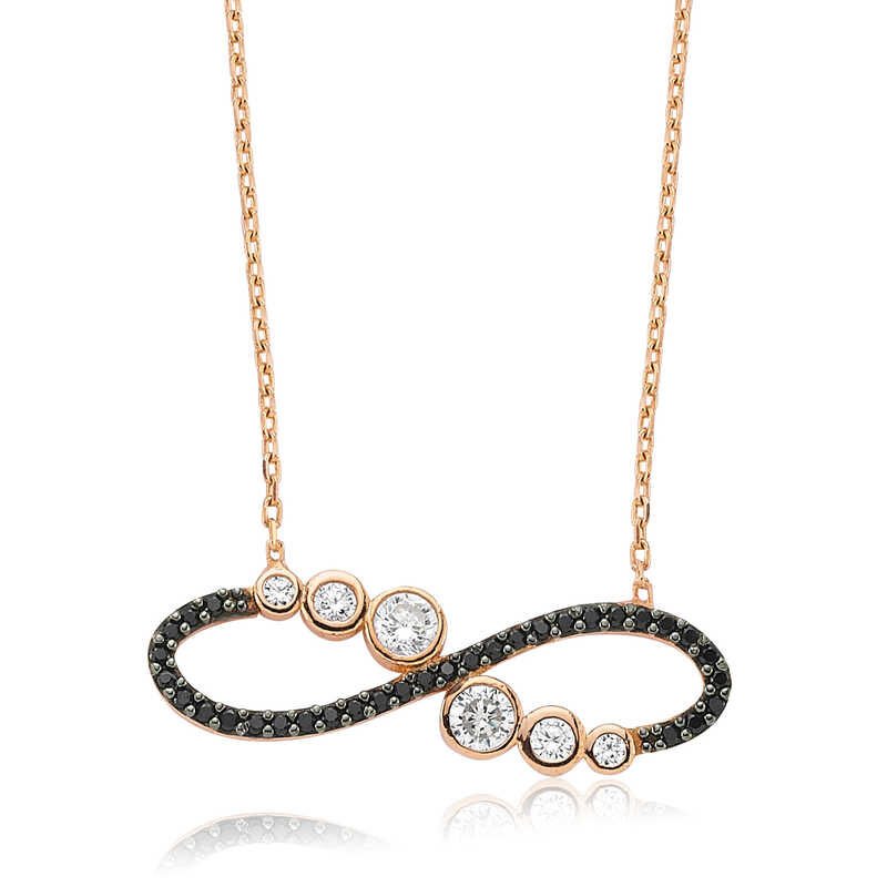 Silver Waterway Infinity Women's Necklace