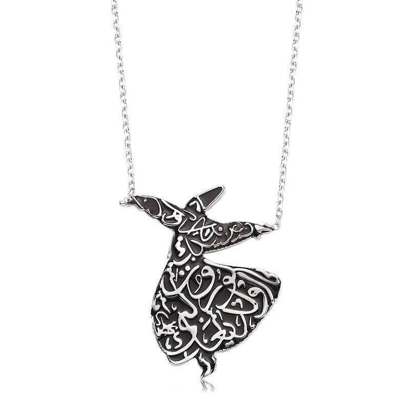 Silver Whirling Dervish Women's Necklace