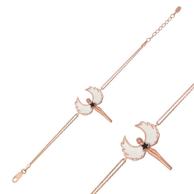Silver Rose Nymph Bracelet