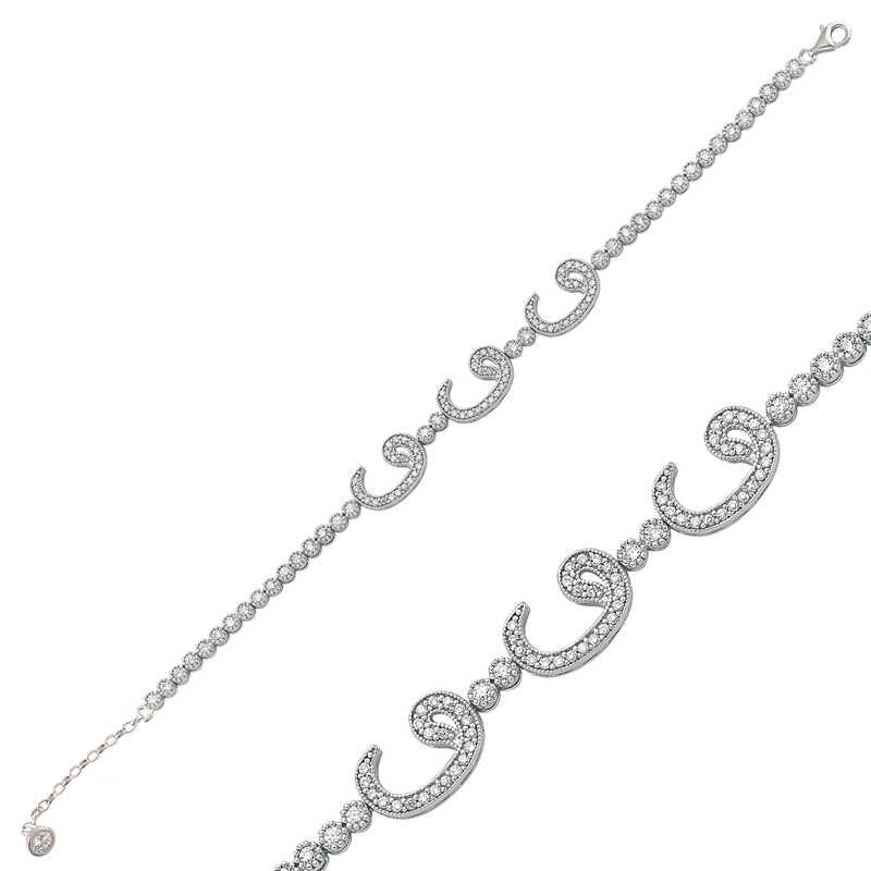 Silver Waterway Silver Vav Bracelet