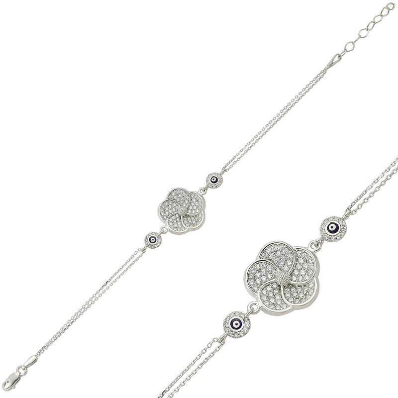 Silver Daisy Women's Bracelet