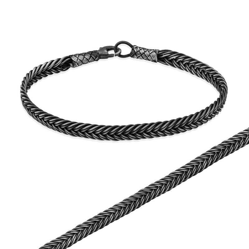 Silver Hand Wrapped Kazaziye Unisex Bracelet