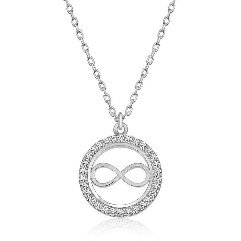 Silver Tiny Infinity Women's Necklace