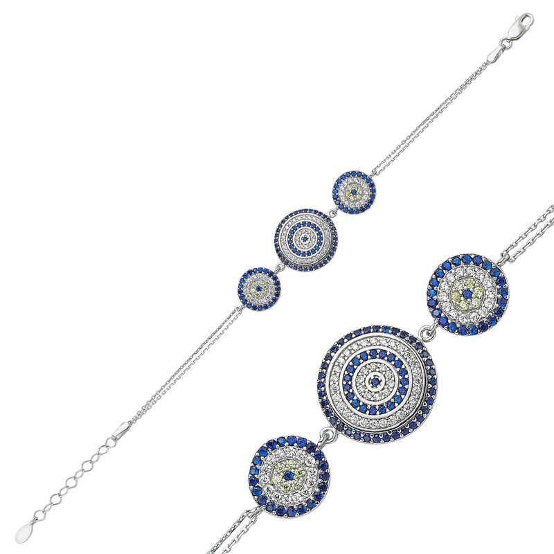 Gümüş Nazar Bayan Bileklik