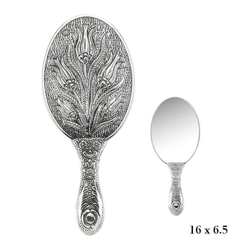 Tulip Pattern Hand Mirror