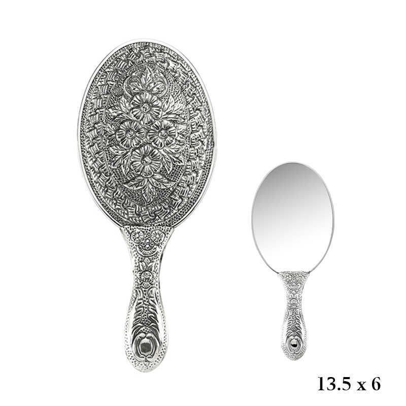 Daisy Pattern Hand Mirror