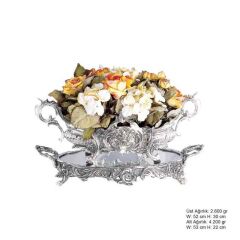 925 Sterling Silver Flower Jardinier