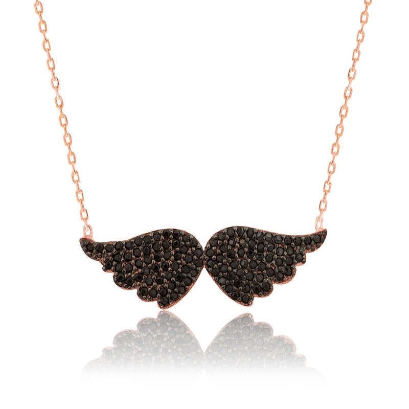 Silver Angel Wing Women's Necklace