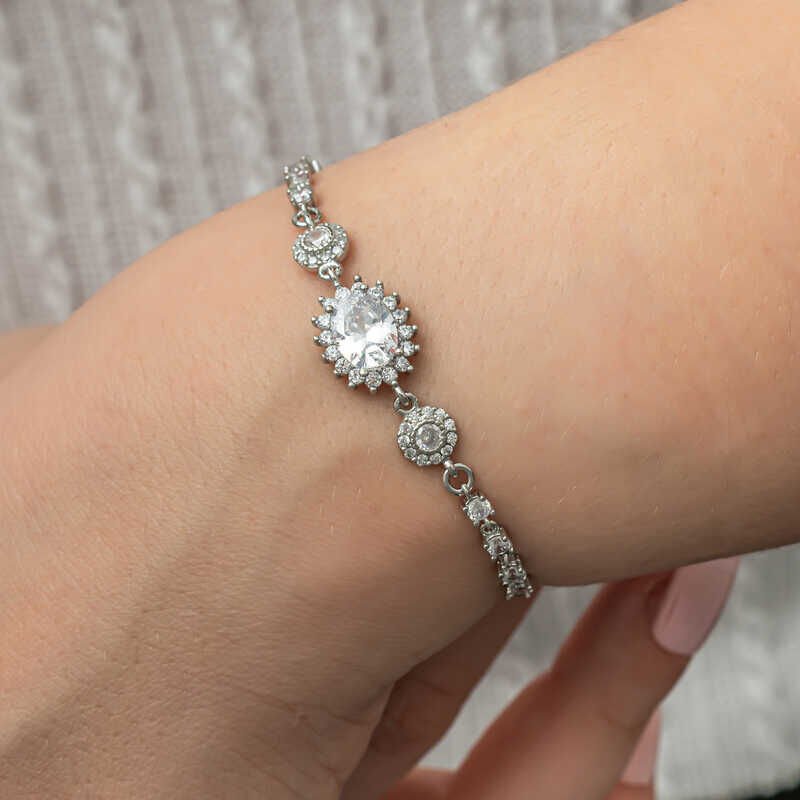Silver Oval Waterway Women's Bracelet