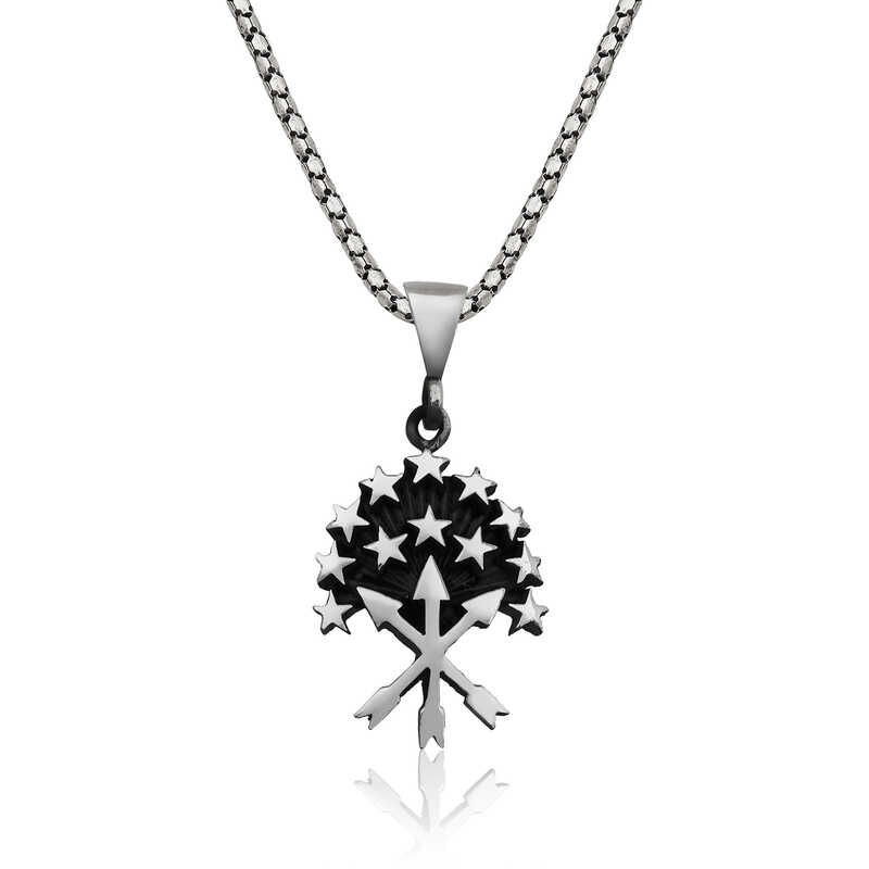 Silver Circassian Necklace