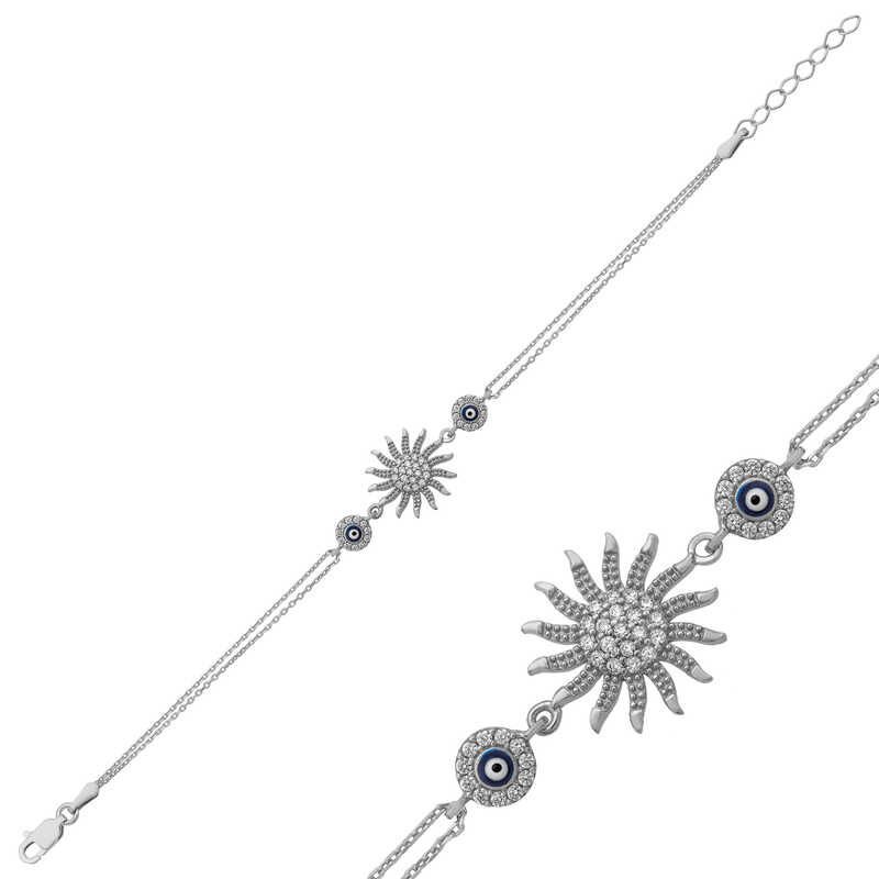 Silver Sun Women's Bracelet