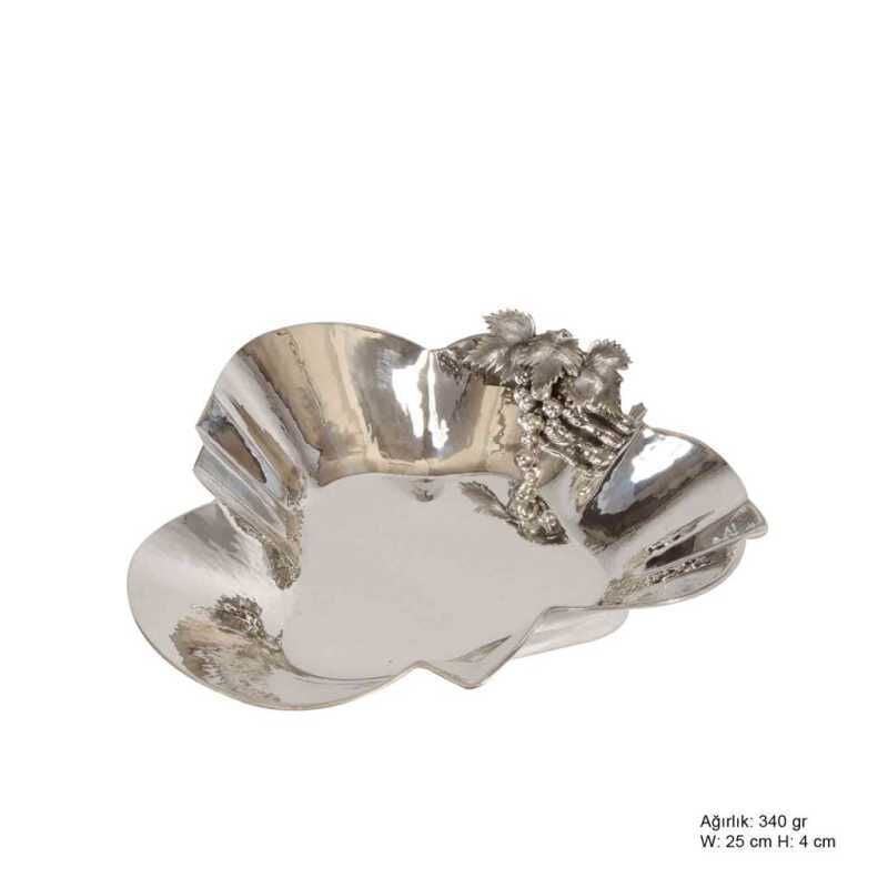 Leaf Pattern Silver Plate