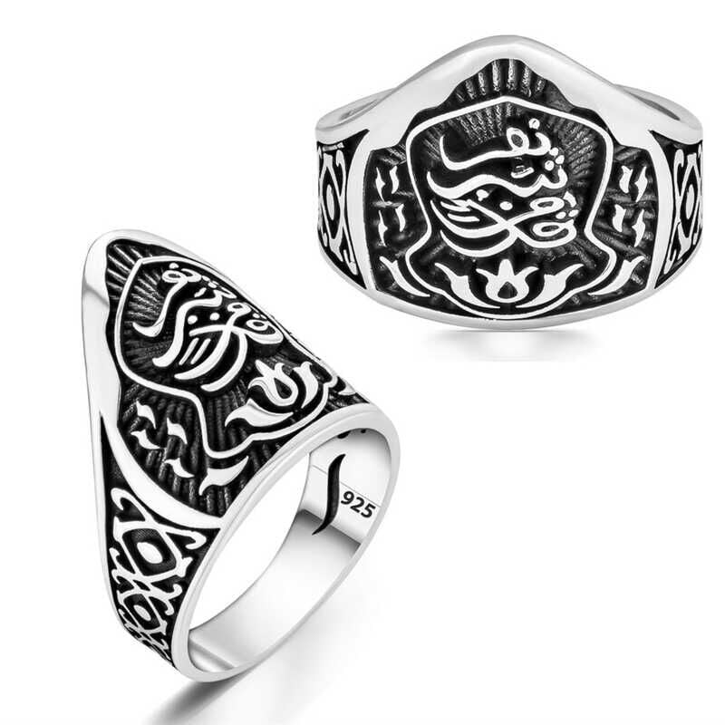 Silver Nali Serif Thumb Ring for Men